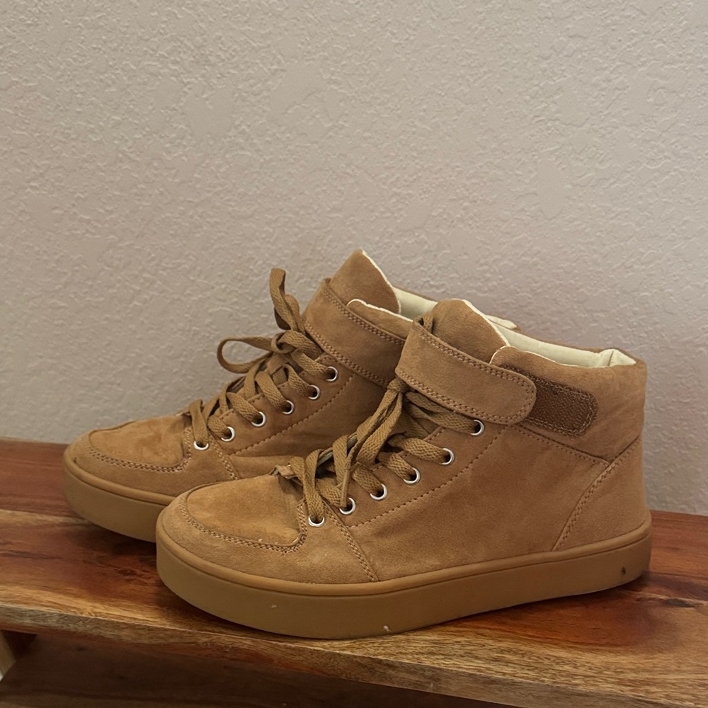 H&M Women's Tan High-Top Sneakers